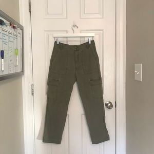 J Crew Olive Cargo Pants